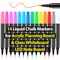 Liquid Chalk Markers for LED Drawing Note Board Acrylic Calendar Planning Board Clear Glass Dry Erase Whiteboard Window Mirror Christmas Holidays Painting, 14 Pack, 12 Vibrant Colors, 1mm Fine Points